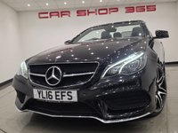 USED 2016 16 MERCEDES-BENZ E CLASS 2.1 E220d AMG Line Edition Cabriolet 2dr Diesel G-Tronic+ Euro 6 (s/s) (177 ps) 