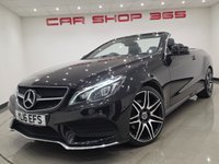 USED 2016 16 MERCEDES-BENZ E CLASS 2.1 E220d AMG Line Edition Cabriolet 2dr Diesel G-Tronic+ Euro 6 (s/s) (177 ps) 