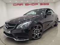 USED 2016 16 MERCEDES-BENZ E CLASS 2.1 E220d AMG Line Edition Cabriolet 2dr Diesel G-Tronic+ Euro 6 (s/s) (177 ps) 