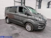 USED 2023 23 FORD TRANSIT CUSTOM 2.0 320 EcoBlue Limited Crew Van Auto L1 H1 Euro 6 (170 ps) * 6 seats * AIR CON + 6 SEATS + EURO 6