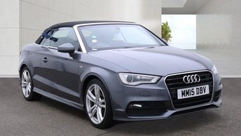 2015 AUDI A3 CABRIOLET 2.0 TDI S line Convertible 2dr Diesel S Tronic Euro 6 (s/s) (150 ps)