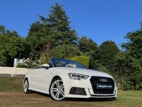 USED 2016 66 AUDI A3 CABRIOLET 2.0 TDI S line Convertible 2dr Diesel S Tronic Auto 6Spd Euro 6 (s/s) (150 ps) 