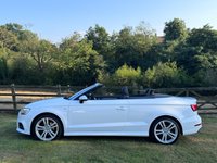 USED 2016 66 AUDI A3 CABRIOLET 2.0 TDI S line Convertible 2dr Diesel S Tronic Auto 6Spd Euro 6 (s/s) (150 ps) 