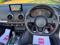 USED 2016 66 AUDI A3 CABRIOLET 2.0 TDI S line Convertible 2dr Diesel S Tronic Auto 6Spd Euro 6 (s/s) (150 ps) 