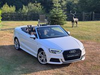 USED 2016 66 AUDI A3 CABRIOLET 2.0 TDI S line Convertible 2dr Diesel S Tronic Auto 6Spd Euro 6 (s/s) (150 ps) 