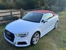 USED 2016 66 AUDI A3 CABRIOLET 2.0 TDI S line Convertible 2dr Diesel S Tronic Auto 6Spd Euro 6 (s/s) (150 ps) 