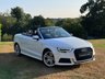 USED 2016 66 AUDI A3 CABRIOLET 2.0 TDI S line Convertible 2dr Diesel S Tronic Auto 6Spd Euro 6 (s/s) (150 ps) 