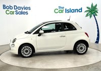 USED 2020 70 FIAT 500 1.0 MHEV Lounge Hatchback 3dr Petrol Manual Euro 6 (s/s) (70 bhp) Lovely Bossa Nova white 500 Hybrid, Panoramic Roof, Apple Carplay, Bluetooth, Touchscreen, Alloy Wheels, CRUISE, Rear Sensors, Air Con, Only 31000 Miles Service History