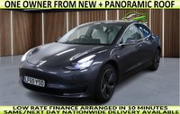 USED 2019 69 TESLA Model 3 Standard Range Plus Saloon 4dr Electric Auto RWD (241 bhp) +++1 OWNER FROM NEW+ PANORAMIC GLASS ROOF+++
