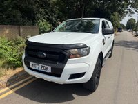 USED 2017 17 FORD RANGER 2.2 TDCi XL Super 150bhp 4WD/4X4 DOUBLE CAB PICK UP (ULEZ OK) A/C+TRUCKMANS TOP+REVERSE CAM+