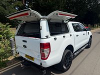 USED 2017 17 FORD RANGER 2.2 TDCi XL Super 150bhp 4WD/4X4 DOUBLE CAB PICK UP (ULEZ OK) A/C+TRUCKMANS TOP+REVERSE CAM+