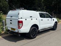 USED 2017 17 FORD RANGER 2.2 TDCi XL Super 150bhp 4WD/4X4 DOUBLE CAB PICK UP (ULEZ OK) A/C+TRUCKMANS TOP+REVERSE CAM+