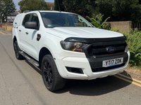 USED 2017 17 FORD RANGER 2.2 TDCi XL Super 150bhp 4WD/4X4 DOUBLE CAB PICK UP (ULEZ OK) A/C+TRUCKMANS TOP+REVERSE CAM+