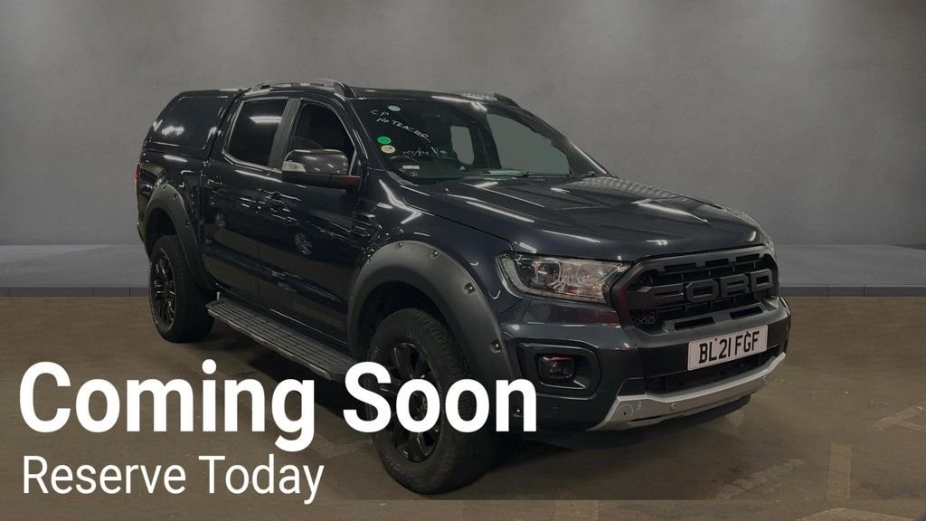 USED 2021 21 FORD RANGER 2.0 EcoBlue Wildtrak Pickup Double Cab 4dr Diesel Auto 4WD Euro 6 (s/s) (213 ps) NO VAT / SAT NAV