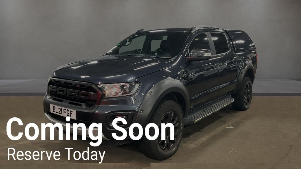USED 2021 21 FORD RANGER 2.0 EcoBlue Wildtrak Pickup Double Cab 4dr Diesel Auto 4WD Euro 6 (s/s) (213 ps) NO VAT / SAT NAV