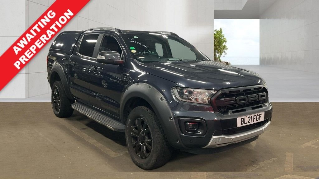 USED 2021 21 FORD RANGER 2.0 EcoBlue Wildtrak Pickup Double Cab 4dr Diesel Auto 4WD Euro 6 (s/s) (213 ps) NO VAT / SAT NAV