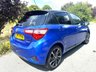 USED 2017 17 TOYOTA YARIS 1.5 VVT-h Blue Bi-Tone Hatchback 5dr Petrol Hybrid E-CVT Euro 6 (s/s) (100 ps) SELF CHARGING HYBRID