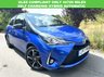 USED 2017 17 TOYOTA YARIS 1.5 VVT-h Blue Bi-Tone Hatchback 5dr Petrol Hybrid E-CVT Euro 6 (s/s) (100 ps) SELF CHARGING HYBRID