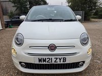 USED 2021 21 FIAT 500 1.0 MHEV Lounge Hatchback 3dr Petrol Manual Euro 6 (s/s) (70 bhp) DAB+PANROOF+CRUISE+PARKASSIST+FSH