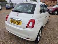 USED 2021 21 FIAT 500 1.0 MHEV Lounge Hatchback 3dr Petrol Manual Euro 6 (s/s) (70 bhp) DAB+PANROOF+CRUISE+PARKASSIST+FSH
