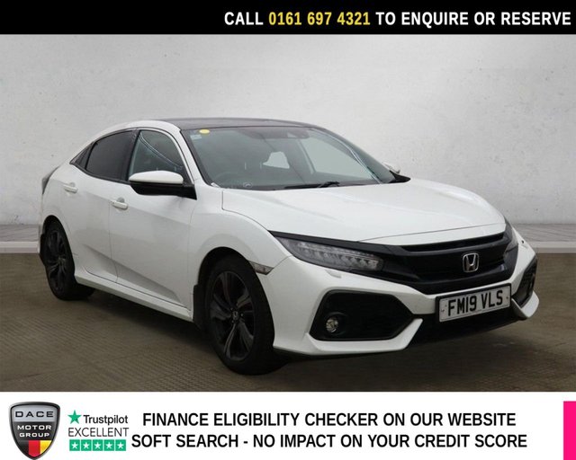 View our Honda Civic 1.0 VTEC Turbo EX Hatchback 5dr Petrol CVT Euro 6 (s/s) (126 ps)