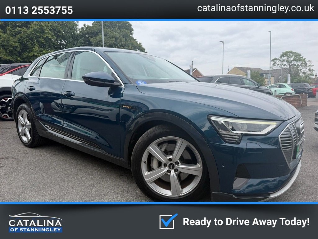 Blue 2020 Audi E-Tron SUV/Crossover All-wheel drive Automatic
