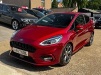 USED 2018 67 FORD FIESTA 1.0T EcoBoost ST-Line Hatchback 3dr Petrol Manual Euro 6 (s/s) (100 ps) Low Miles * Super Condition * 7 Services * Nav * Car Play