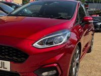 USED 2018 67 FORD FIESTA 1.0T EcoBoost ST-Line Hatchback 3dr Petrol Manual Euro 6 (s/s) (100 ps) Low Miles * Super Condition * 7 Services * Nav * Car Play