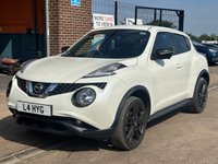 USED 2016 66 NISSAN JUKE 1.5 dCi Tekna SUV 5dr Diesel Manual Euro 6 in White +USB PIONT+REVERSE CAM+PRIV GLASS