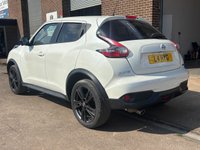 USED 2016 66 NISSAN JUKE 1.5 dCi Tekna SUV 5dr Diesel Manual Euro 6 in White +USB PIONT+REVERSE CAM+PRIV GLASS