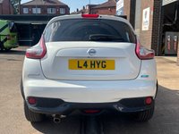 USED 2016 66 NISSAN JUKE 1.5 dCi Tekna SUV 5dr Diesel Manual Euro 6 in White +USB PIONT+REVERSE CAM+PRIV GLASS