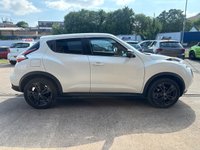 USED 2016 66 NISSAN JUKE 1.5 dCi Tekna SUV 5dr Diesel Manual Euro 6 in White +USB PIONT+REVERSE CAM+PRIV GLASS