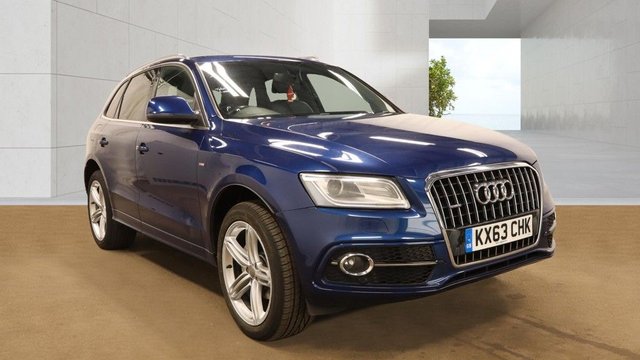 2014 63 AUDI Q5 2.0 TFSI S line Plus SUV 5dr Petrol Tiptronic quattro Euro 6 (s/s) (225 ps) 12 Months AA Breakdown - Free