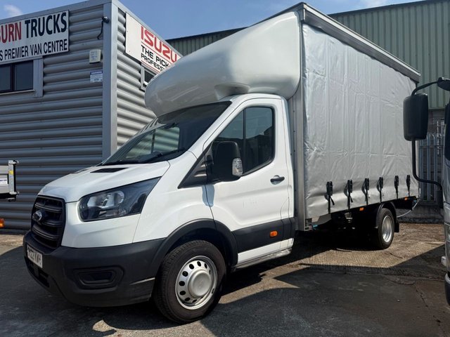 View our Ford Transit 2.0 350 EcoBlue HD Leader RWD L4 Euro 6 (DRW) (130 ps) Curtainsider