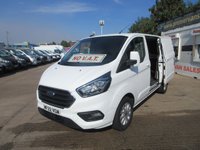 USED 2022 22 FORD TRANSIT CUSTOM 2.0 300 EcoBlue Limited Manual L1 H1 Euro 6 (130 Bhp ) No Vat To Pay  2022 FORD TRANSIT CUSTOM LIMITED 130 BHP NO VAT TO PAY