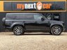 USED 2023 72 LAND ROVER DEFENDER 130 3.0 P400 MHEV X SUV 5dr Petrol Auto 4WD Euro 6 (s/s) (400 ps) GREAT SPECIFICATION + TILT & SLIDE PANORAMIC ROOF + 8 SEATER + FRONT & REAR HEATED AND SEATS + 3RD ROW HEATED SEATS + HEADS UP DISPLAY + AIR SUSPENSION + 3D SURROUND VIEW 360 CAMERAS + AIR SUSPENSION + MERIDIAN SURROUND SOUND + ISOFIX + ADAPTIVE CRUISE CONTROL + HEATED STEERING WHEEL + DETACHABLE TOWBAR + FULL LAND ROVER SERVICE HISTORY + VAT QUALIFYING + CAMERA REAR VIEW MIRROR + ELECTRICALLY ADJUSTABLE STEERING COLUMN + MANY MORE EXTRAS   12 MONTHS MOT + 6 MONTHS WARRANTY + PART EXCHANGE WELCO