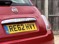 USED 2012 62 FIAT 500 1.2 500 Lounge RHD 3dr Pan Roof One Owner
