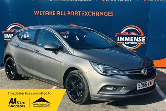 2016 VAUXHALL ASTRA 1.4i SRi Hatchback 5dr Petrol Manual Euro 6 (100 ps) &pound;4695.00