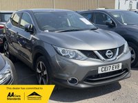 USED 2017 17 NISSAN QASHQAI 1.2 DIG-T N-Connecta XTRON 2WD Euro 6 (s/s) 5dr FULL SERVICE HIST 12 MOT 2 KEY