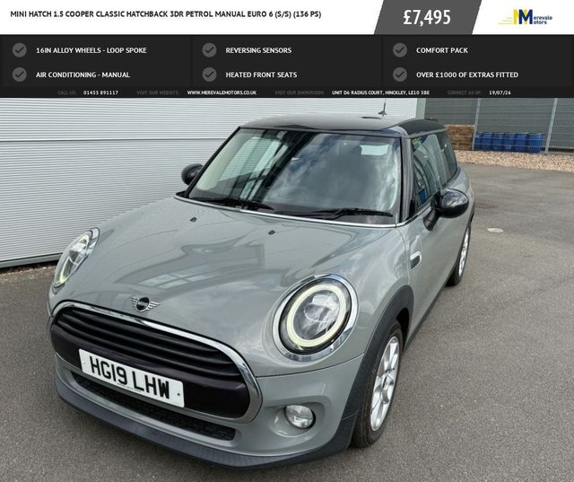 View our MINI HATCH