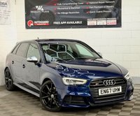 USED 2018 67 AUDI S3 2.0 TFSI Black Edition Sportback 5dr Petrol S Tronic quattro Euro 6 (s/s) (310 ps) 