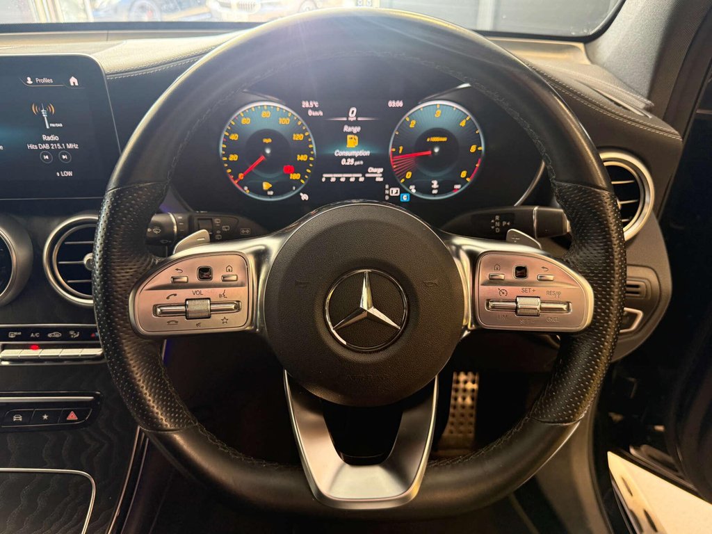USED 2021 71 MERCEDES-BENZ GLC 2.0 GLC 300 AMG Line Premium D 4Matic Auto 4WD 5dr SH + REVERSE CAM + SAT NAV