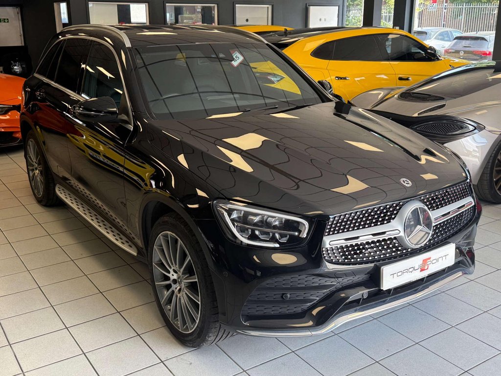 USED 2021 71 MERCEDES-BENZ GLC 2.0 GLC 300 AMG Line Premium D 4Matic Auto 4WD 5dr SH + REVERSE CAM + SAT NAV