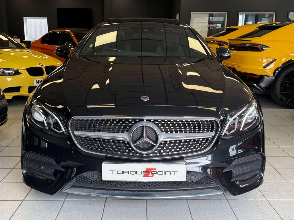 USED 2019 68 MERCEDES-BENZ E-CLASS 2.0 E 220 D AMG Line Premium Auto 2dr SH + PAN ROOF + REVERSE CAMERA