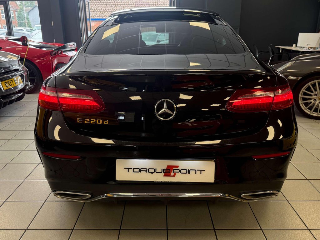 USED 2019 68 MERCEDES-BENZ E-CLASS 2.0 E 220 D AMG Line Premium Auto 2dr SH + PAN ROOF + REVERSE CAMERA