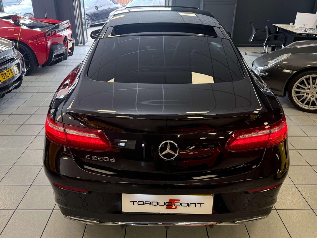 USED 2019 68 MERCEDES-BENZ E-CLASS 2.0 E 220 D AMG Line Premium Auto 2dr SH + PAN ROOF + REVERSE CAMERA