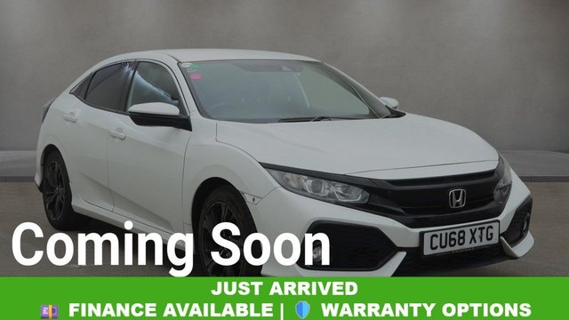 2018 68 HONDA CIVIC 1.0 VTEC Turbo SR Hatchback 5dr Petrol Manual Euro 6 (s/s) (126 ps) 