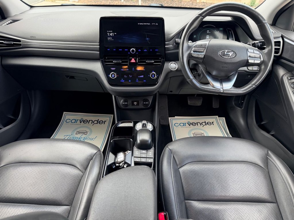 USED 2021 71 HYUNDAI IONIQ 38.3kWh Premium SE Hatchback 5dr Electric Auto (136 ps) Adaptive Cruise|Reversing Camera|Apple CarPlay/Android Auto|Heated & Cold Seats|