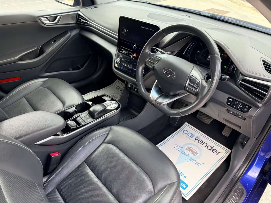 USED 2021 71 HYUNDAI IONIQ 38.3kWh Premium SE Hatchback 5dr Electric Auto (136 ps) Adaptive Cruise|Reversing Camera|Apple CarPlay/Android Auto|Heated & Cold Seats|