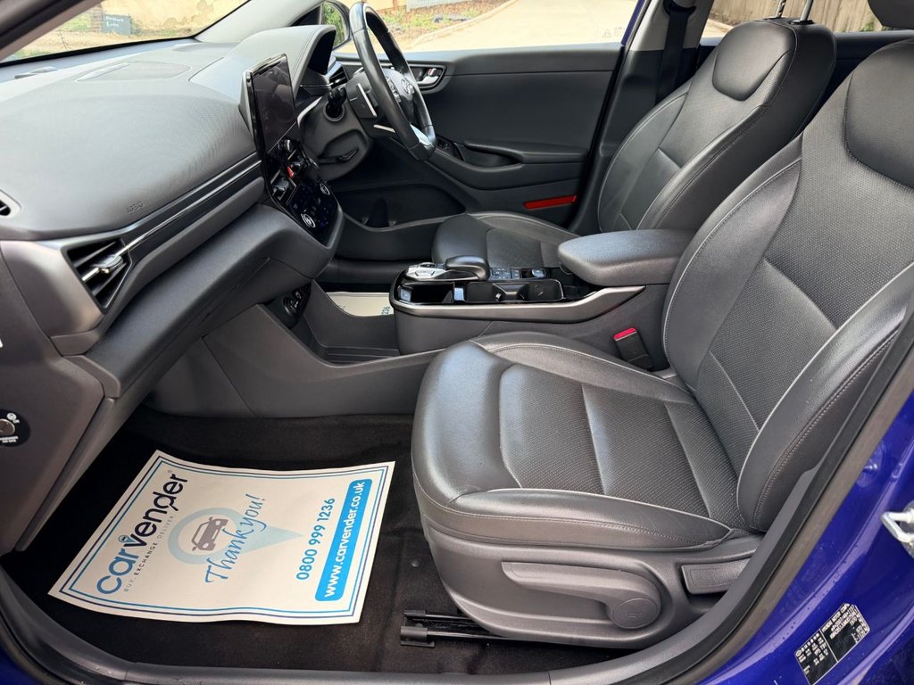 USED 2021 71 HYUNDAI IONIQ 38.3kWh Premium SE Hatchback 5dr Electric Auto (136 ps) Adaptive Cruise|Reversing Camera|Apple CarPlay/Android Auto|Heated & Cold Seats|